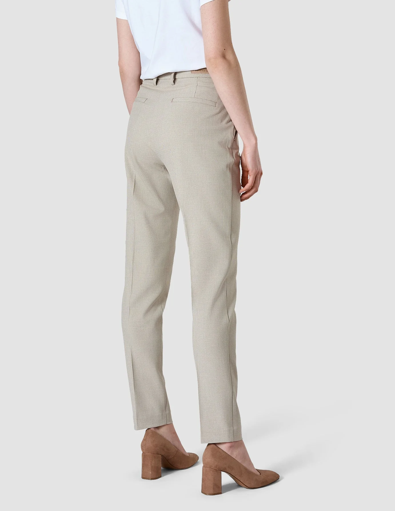Essential Pants Tapered Petite Check - Image 4