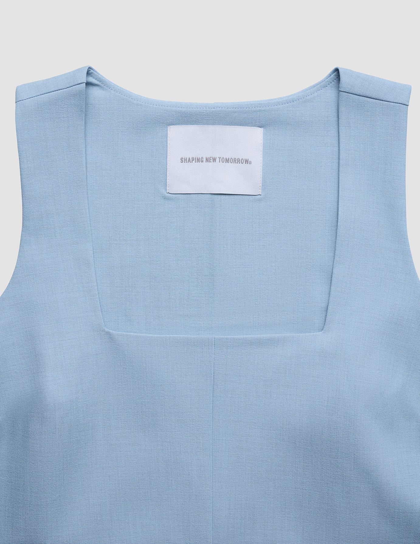 Women's Essential Spencer Dress Sky Blue Melange - Image 7