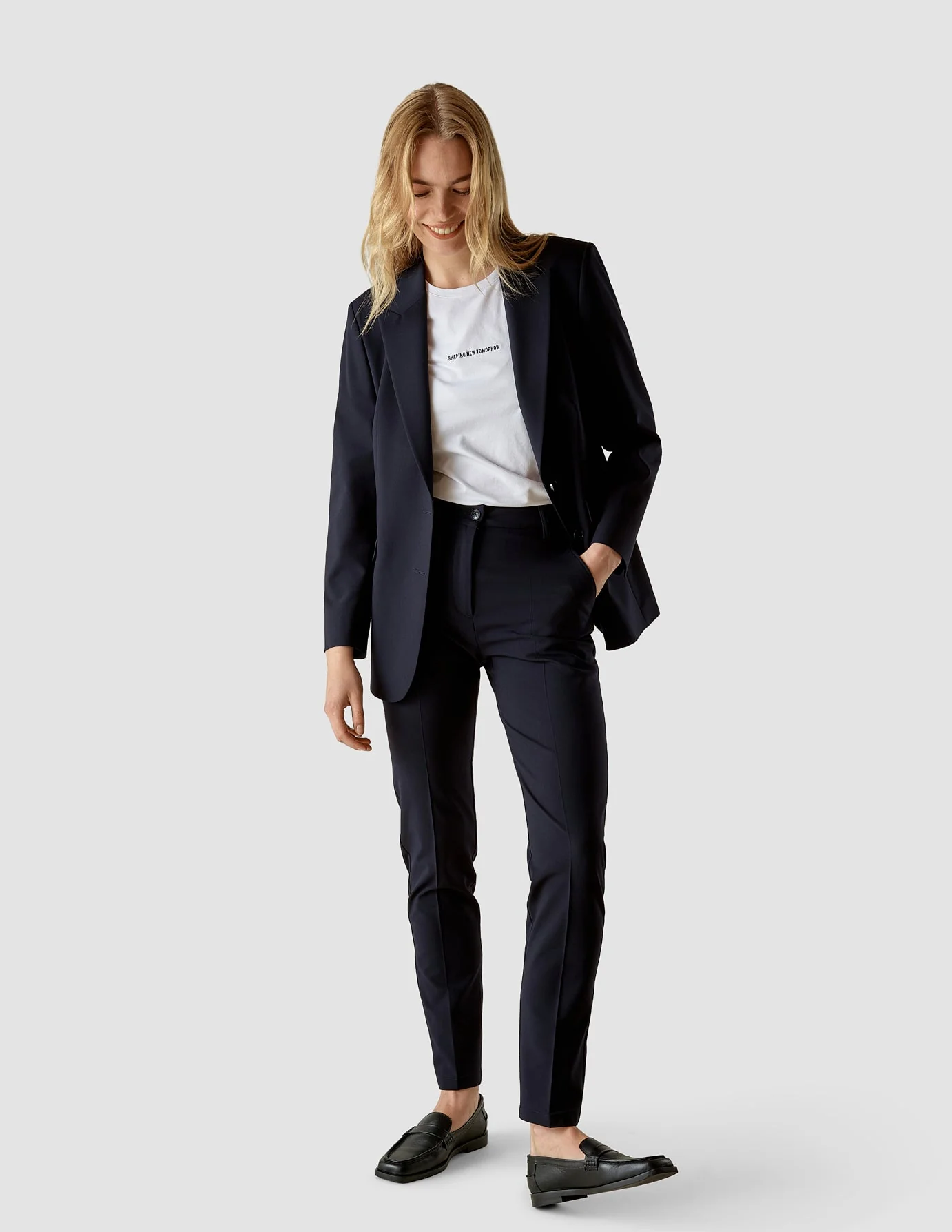 Essential Suit Tapered Midnight Blue - Image 8