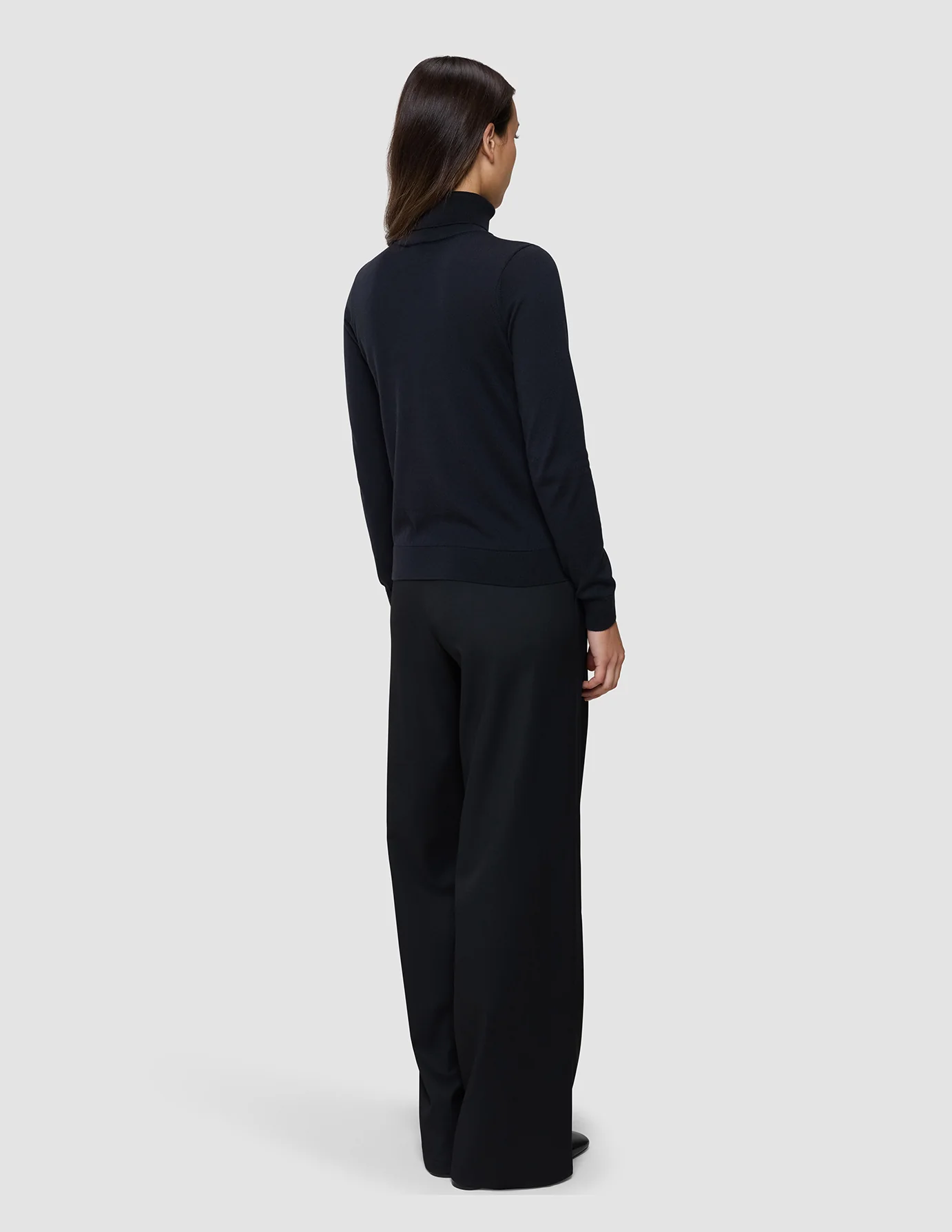 Fine Knit Turtleneck Black - Image 5