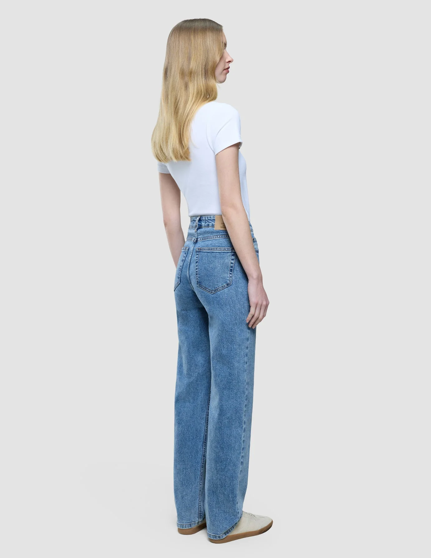 Jeans Straight Snow Blue Wash - Image 5