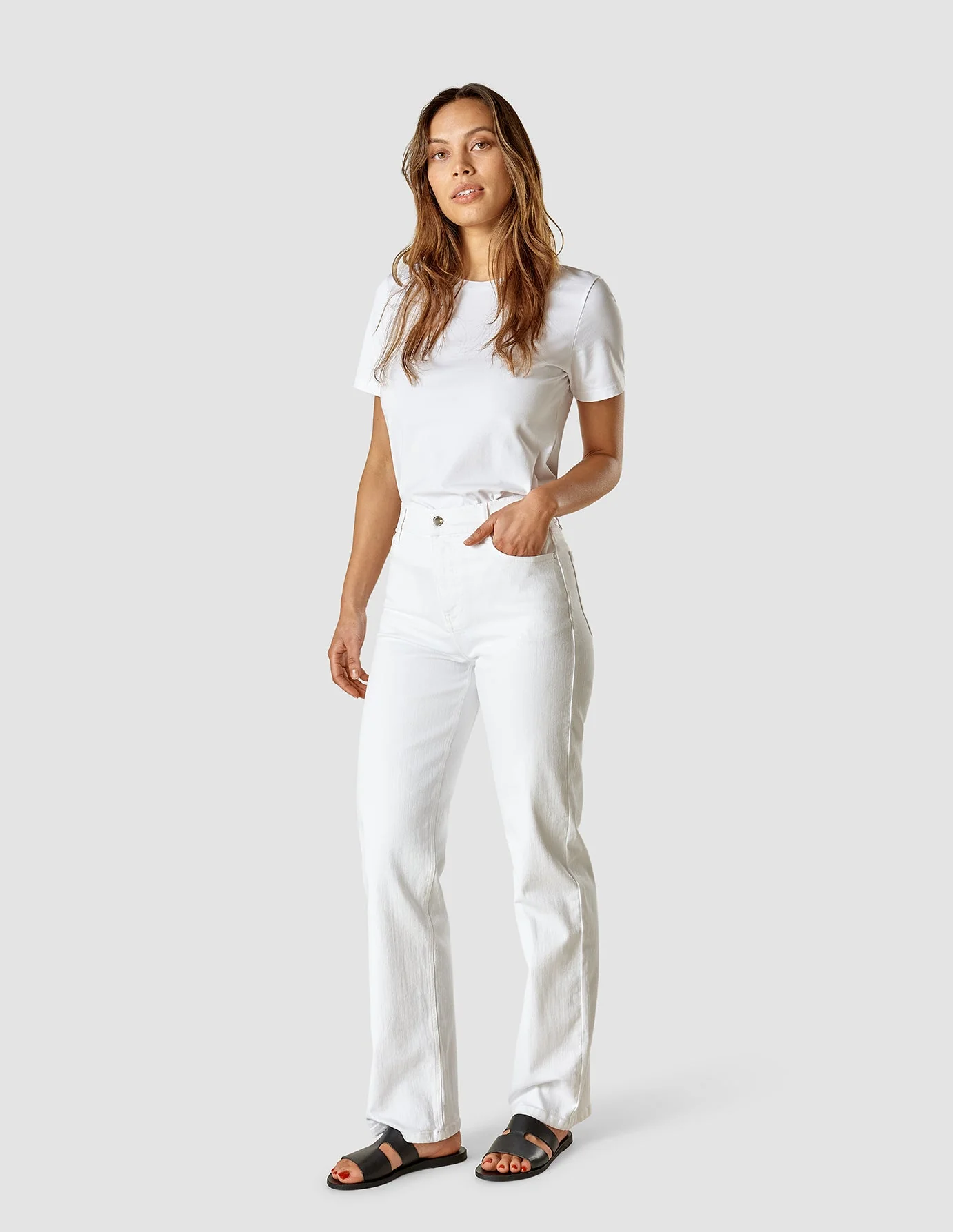 Jeans Straight White - Image 2