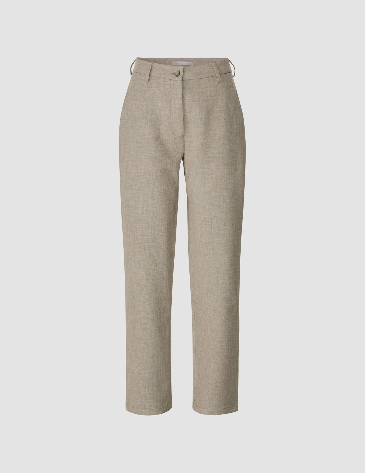 No. 1 Pants Straight Cloud Beige - Image 3
