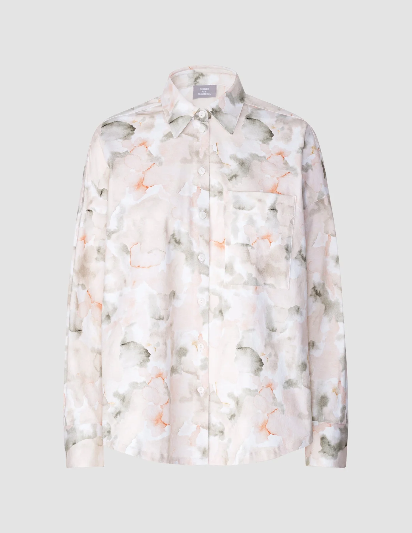 Oversized Long Sleeve Shirt Rainforest - Image 3
