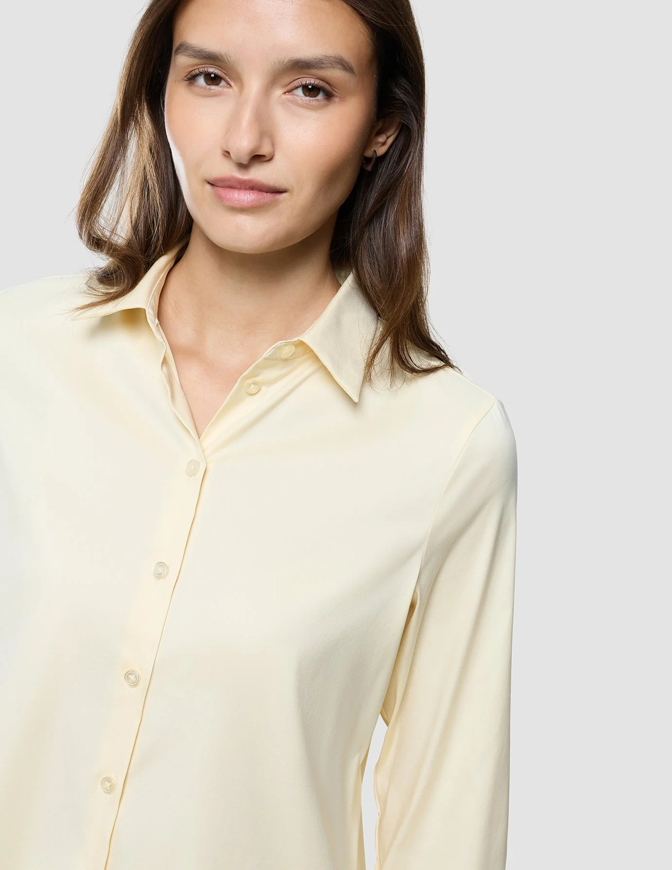Women Oxford Shirt Misty Yellow Regular - Image 4