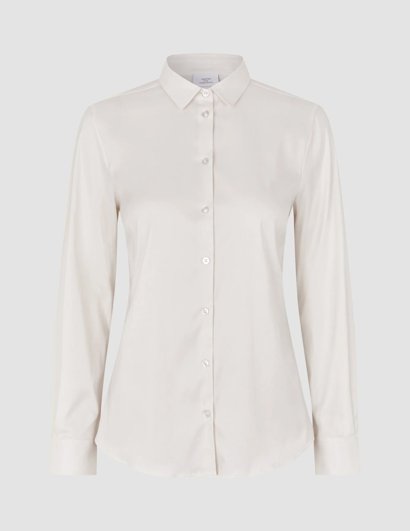 Women's Oxford Shirt White Orchid Slim - Image 3
