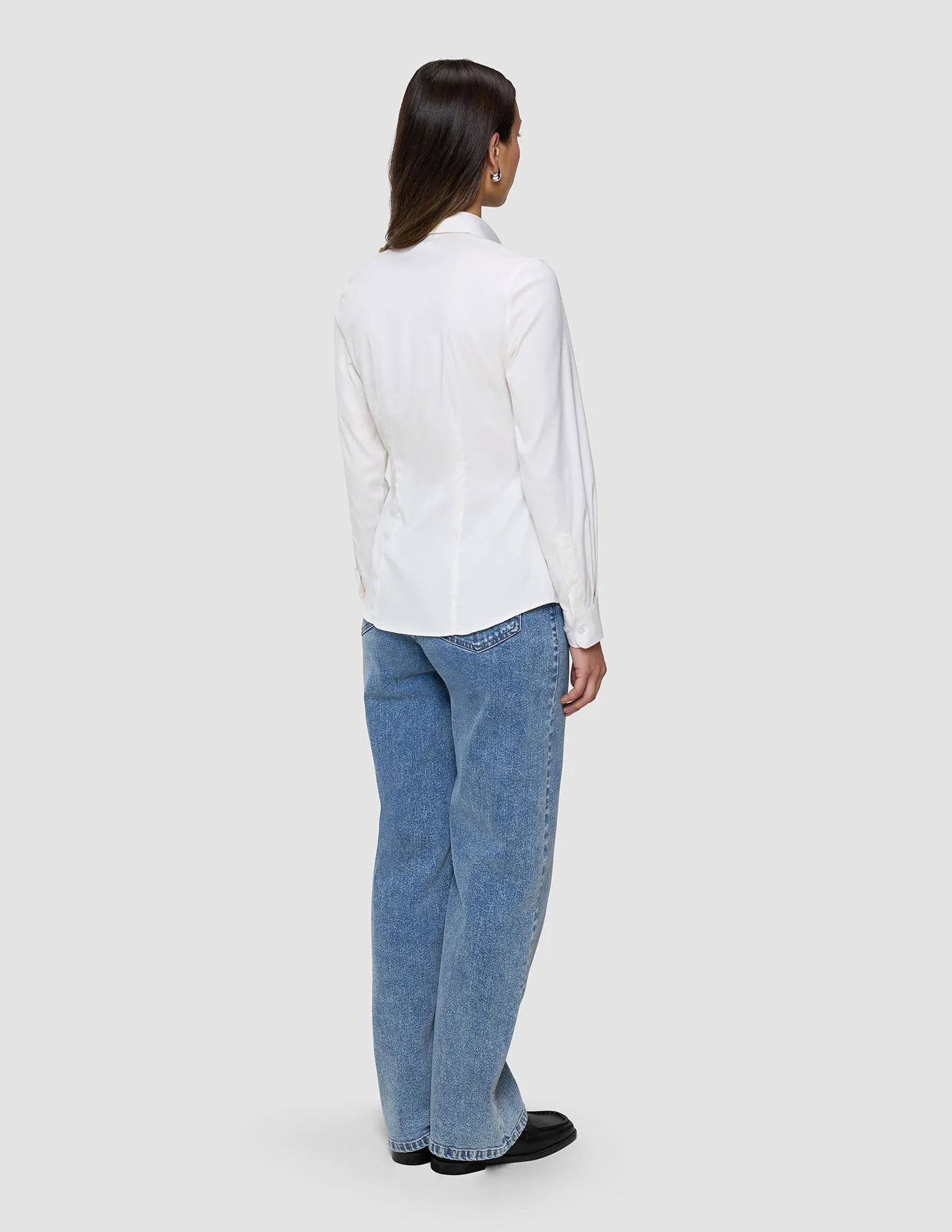 Women's Oxford Shirt White Orchid Slim - Image 5