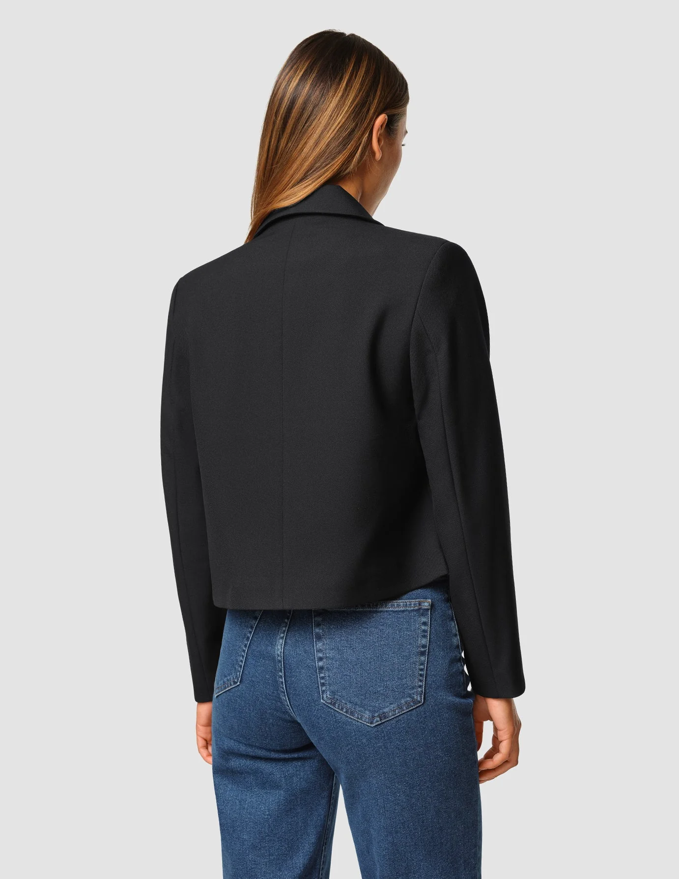 Serene Short Jacket Black - Image 5