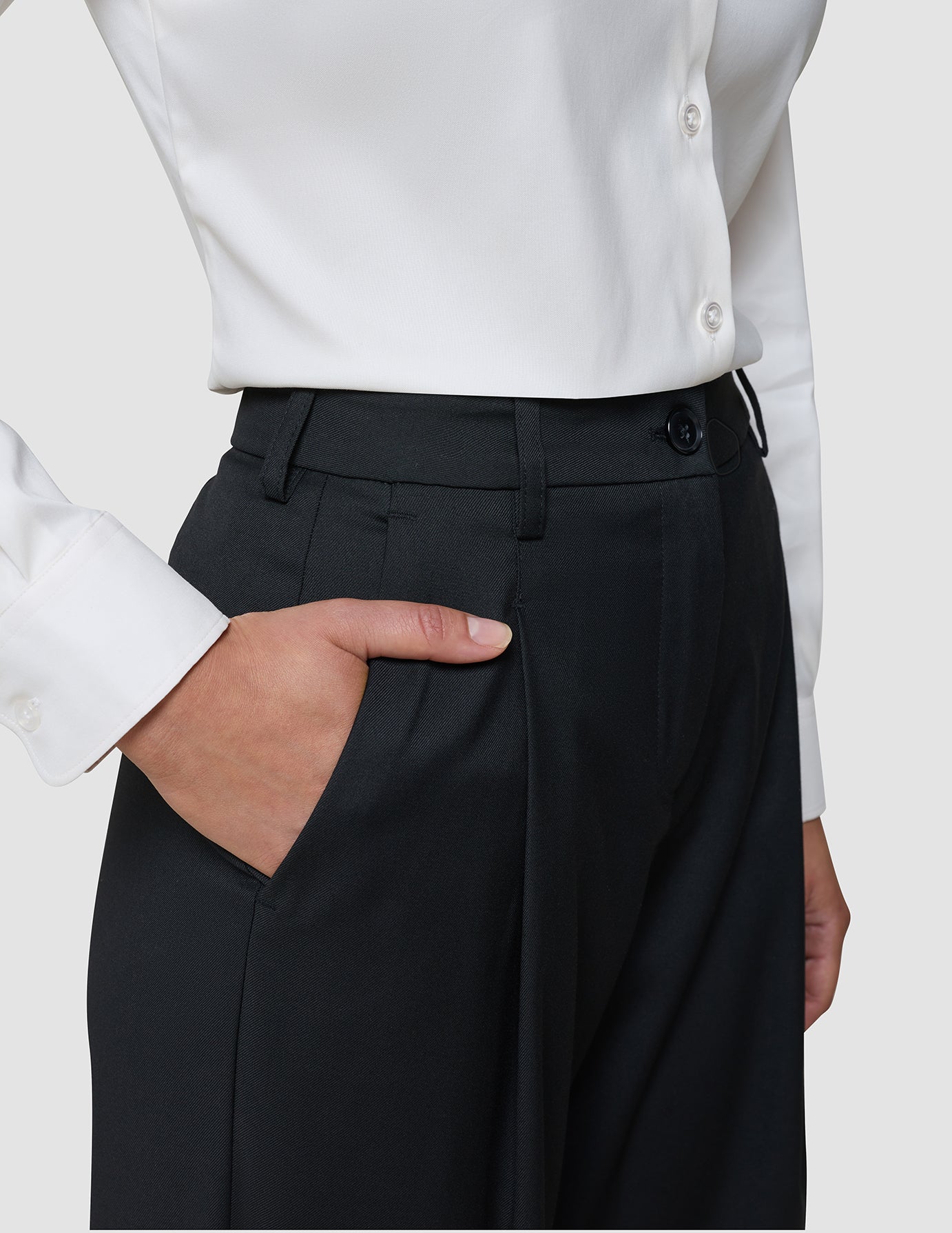 Women's Skye Pants Wide Black - Image 5