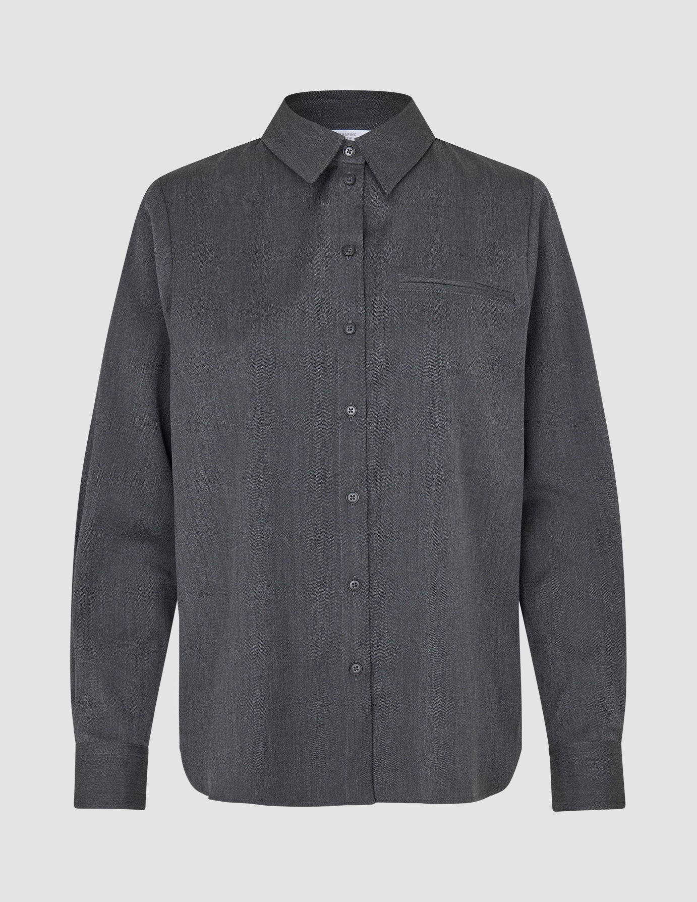 Women's Skye Shirt Charcoal Melange - Image 3