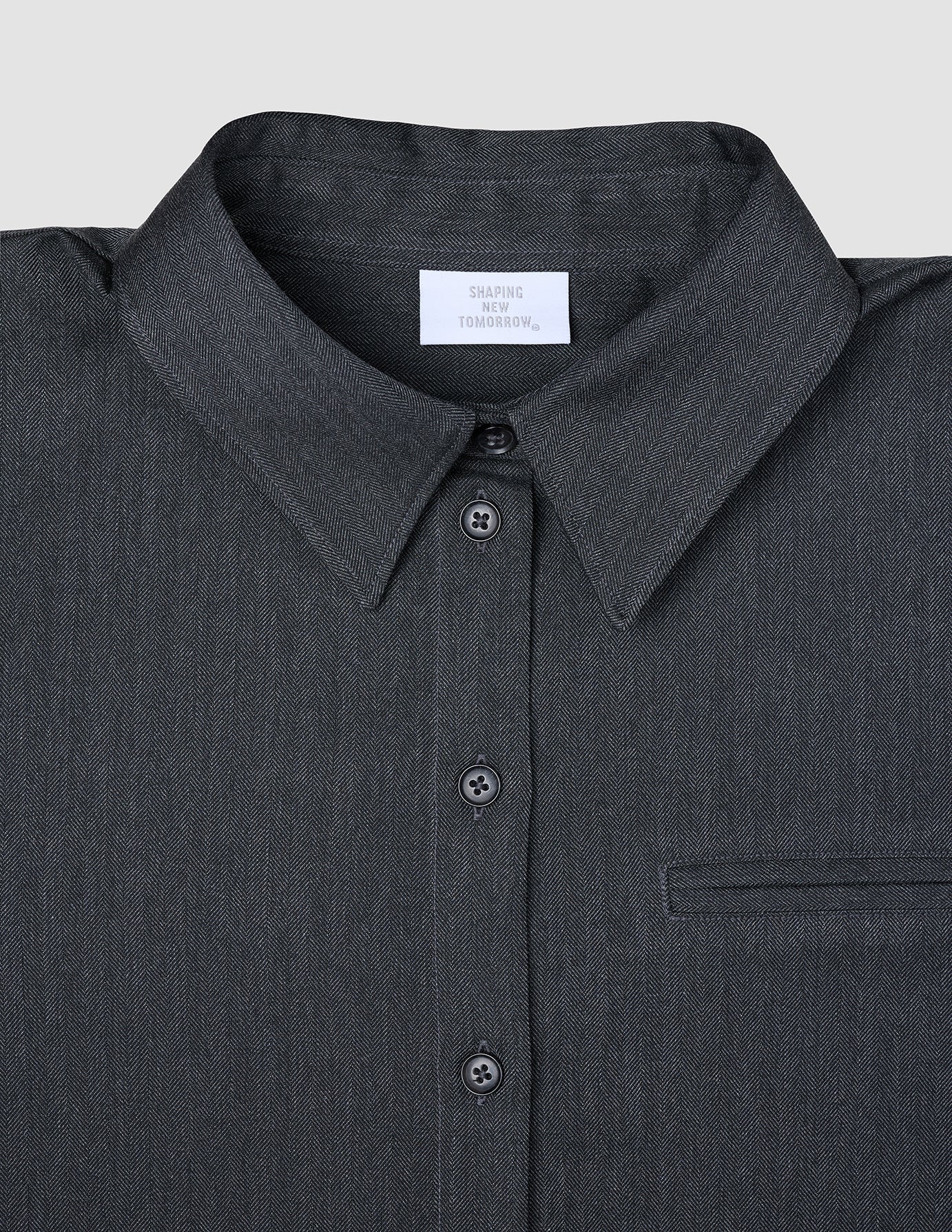 Women's Skye Shirt Charcoal Melange - Image 6