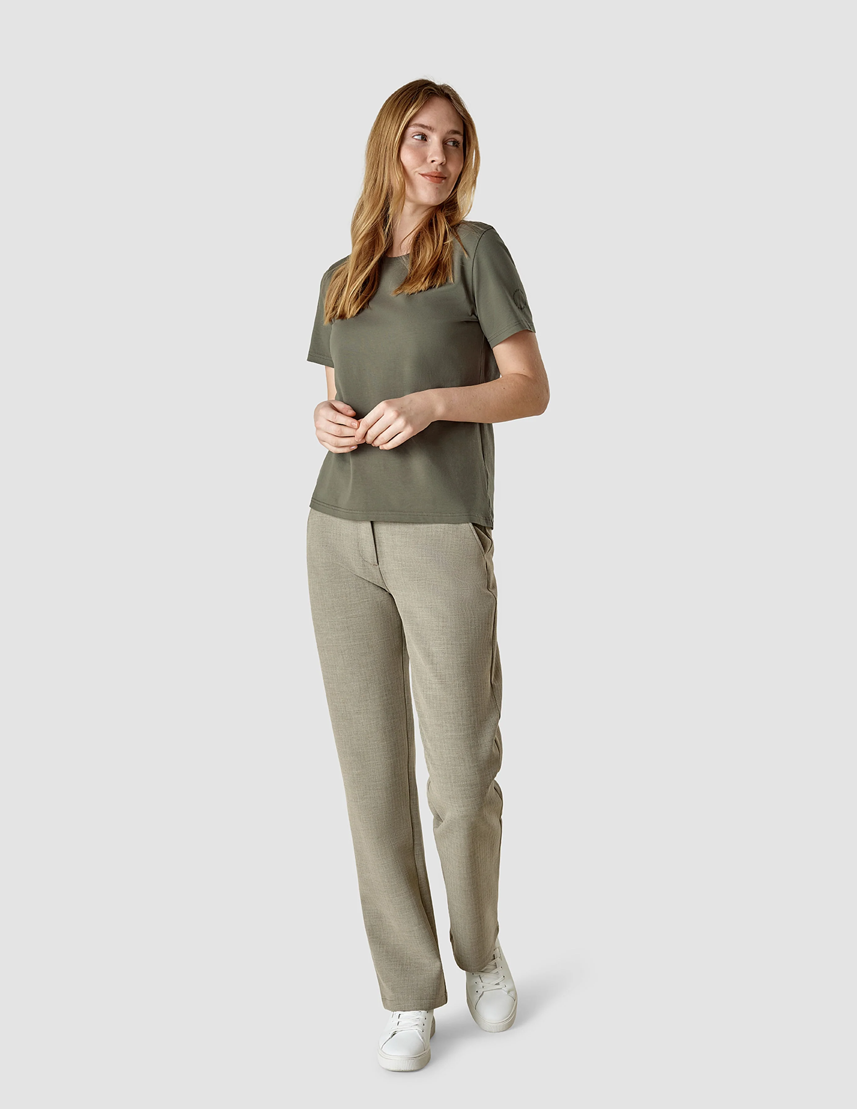 Supima Autograph T-shirt Dark Olive - Image 4