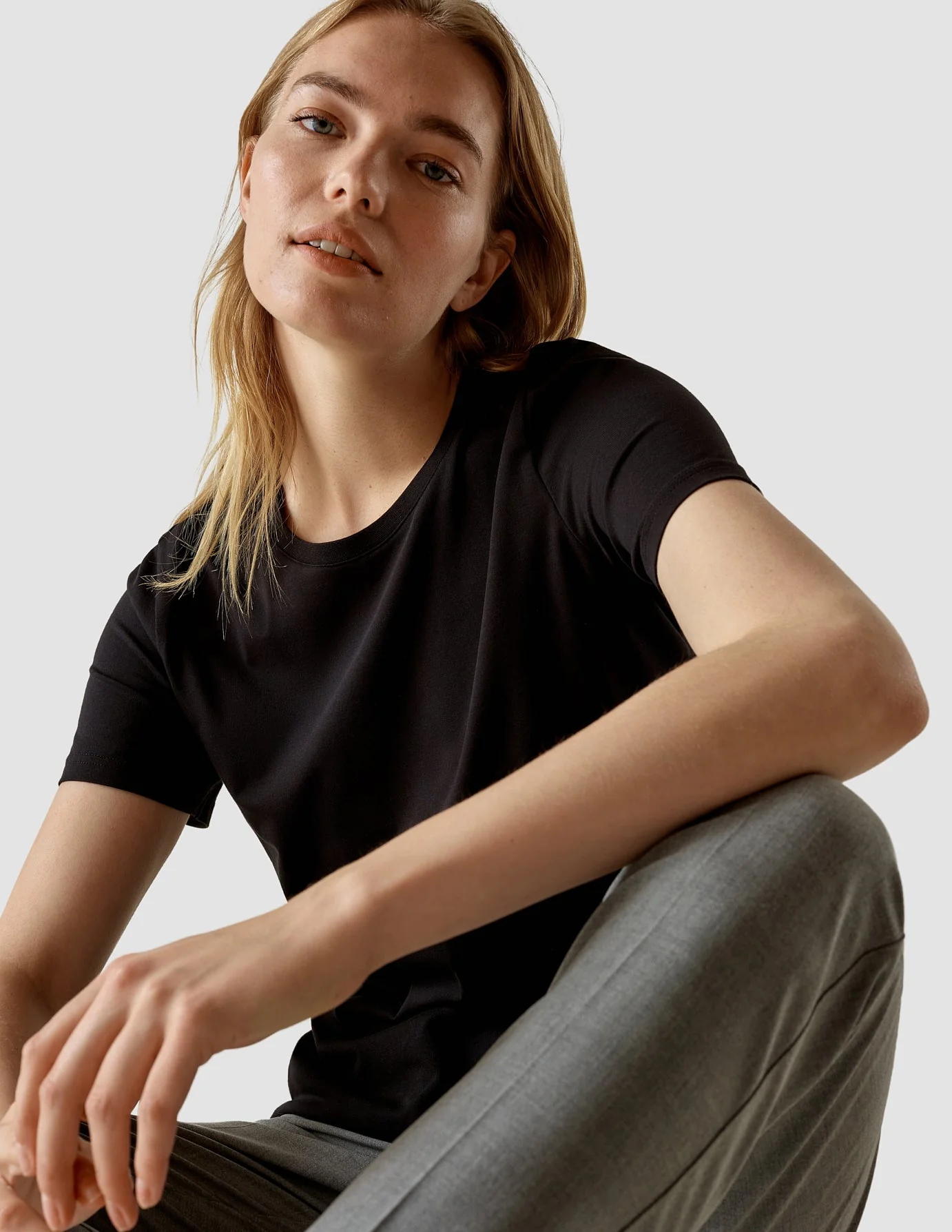 Supima T-shirt Black - Image 8