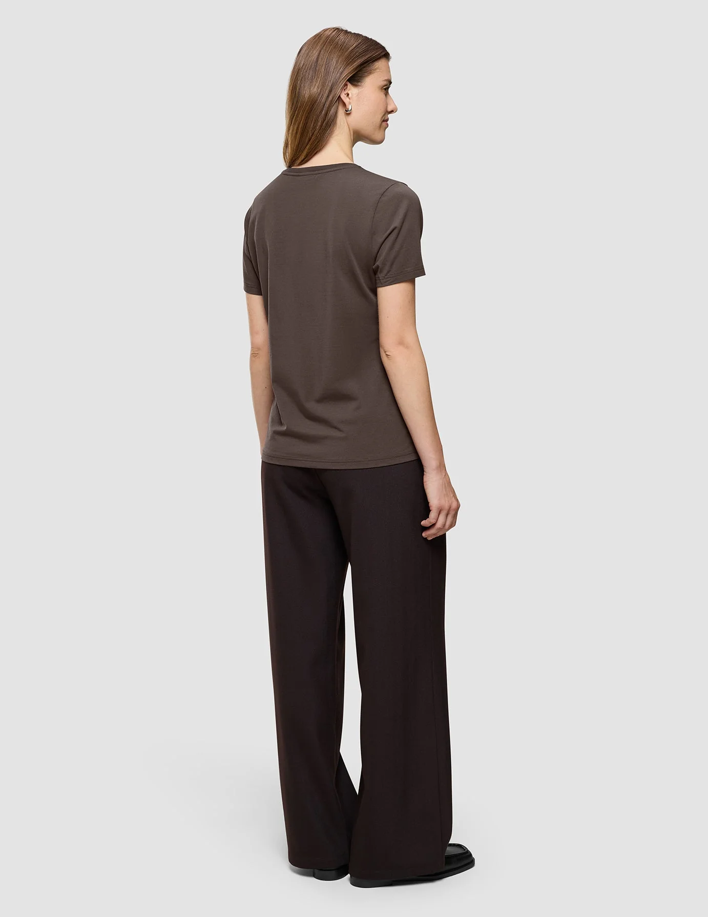 Women's Supima T-shirt Espresso - Image 6